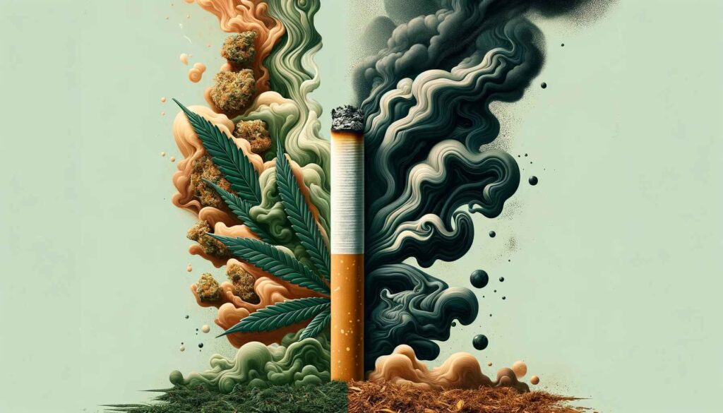 Cannabis smoke vs Tobacco smoke